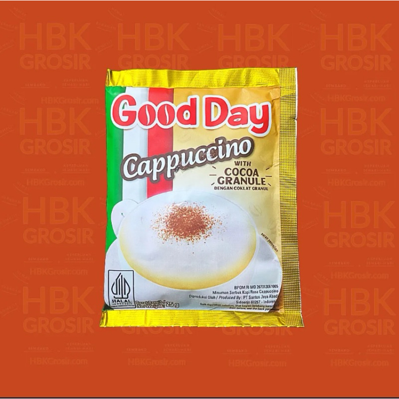 

Kopi Instant Goodday Cappuccino 20GR