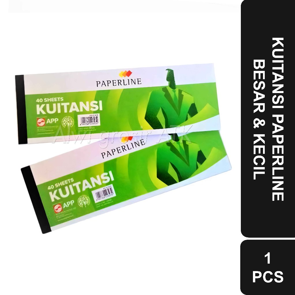 

Kuitansi Paperline Besar 40T dan Kecil 40M | 1Pcs