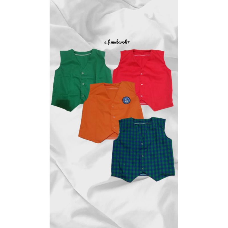 Rompi Seragam PAUD TK SD Bisa Custom