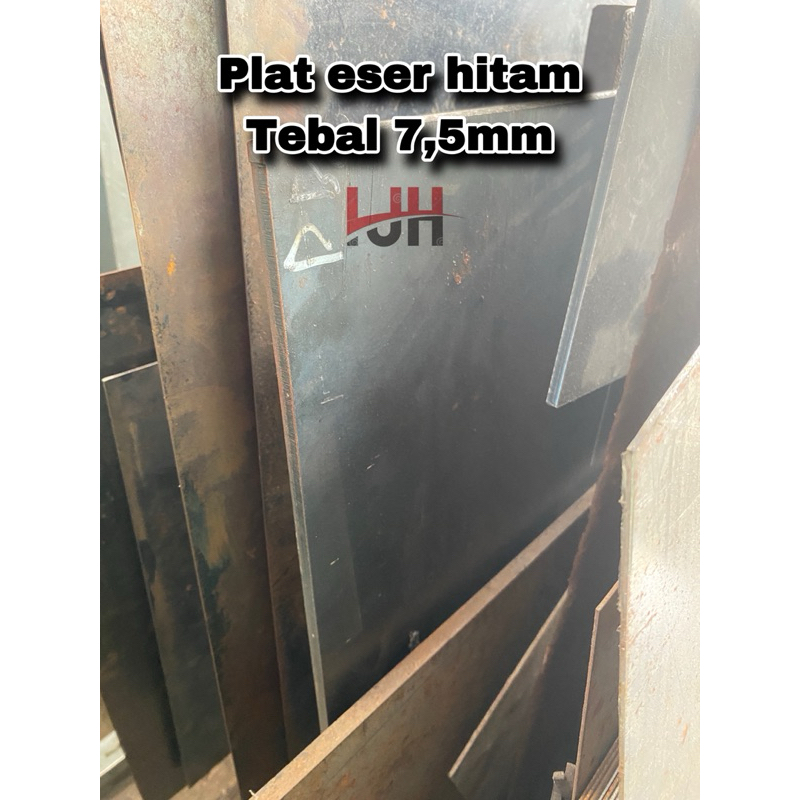 Plat besi tebal 7,5mm . plat eser hitam