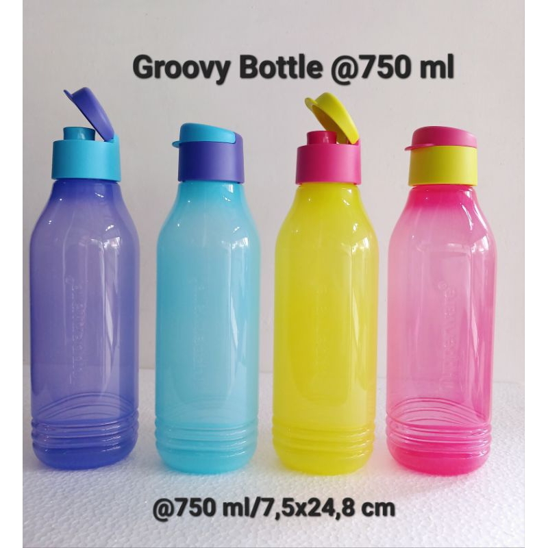 Tupperware Botol minum @750ml eco groovy