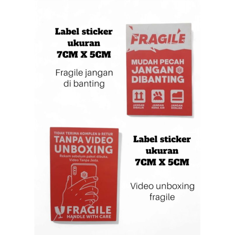 

Fragile Label Sticker / stiker olshop / sticker / sticker unboxing