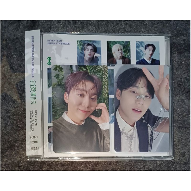 [READY STOCK] ALBUM SEVENTEEN JAPAN 4TH SINGLE SHOHIKIGEN SEALED / UNSEALED INCLUSION LENGKAP + POB 