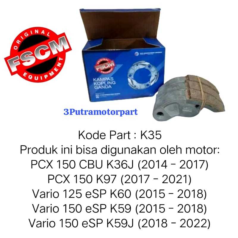 TERMURAH KAMPAS GANDA ONLY FSCM VARIO 125