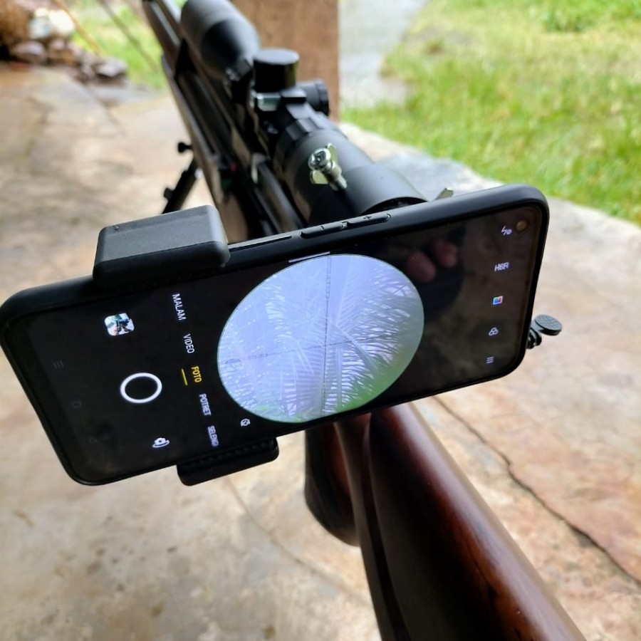 Mounting hp ke teleskop belakang