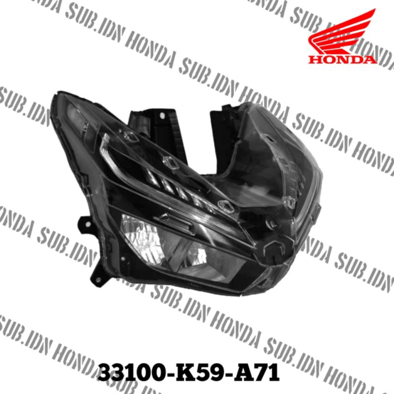 Lampu Depan (Reflektor) Honda New Vario 150 K59J 33100K59A71
