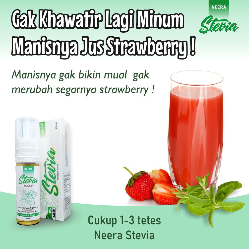 

Stevia Tetes Pemanis Alami Untuk Jus Strawberry Dari Extract Daun Stevia Asli