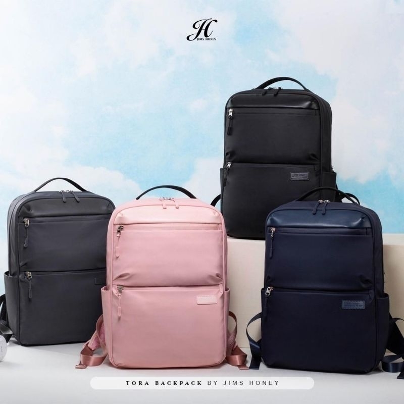 Jims Honey Tora Backpack Tas Ransel Pria/Wanita-Anti air Muat Laptop