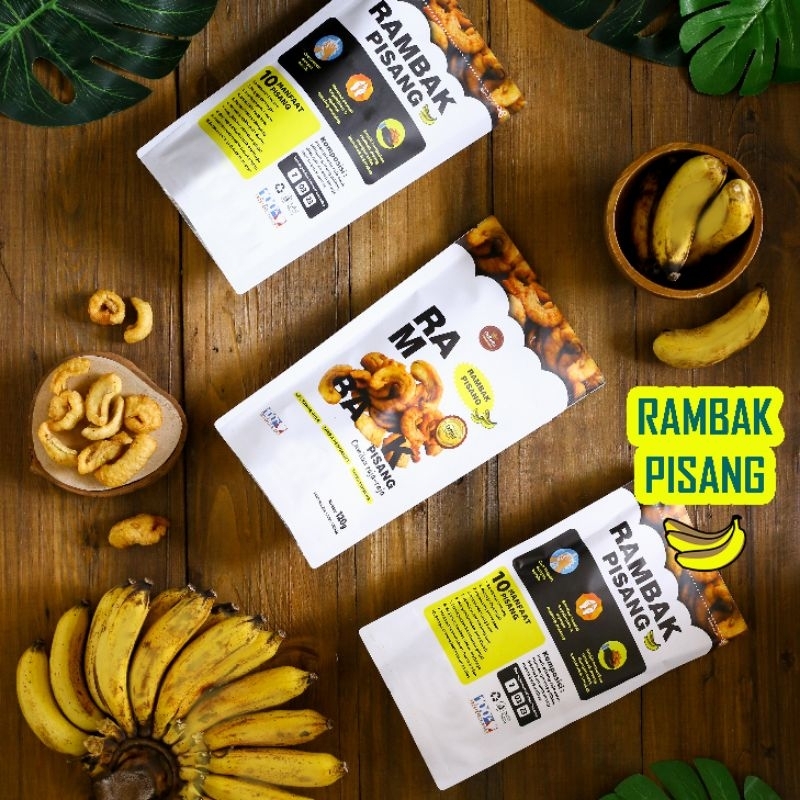 

Rambak Pisang Carara 120Gr Keripik Buah Camilan Viral Banana Crispy Snacks Export Quality