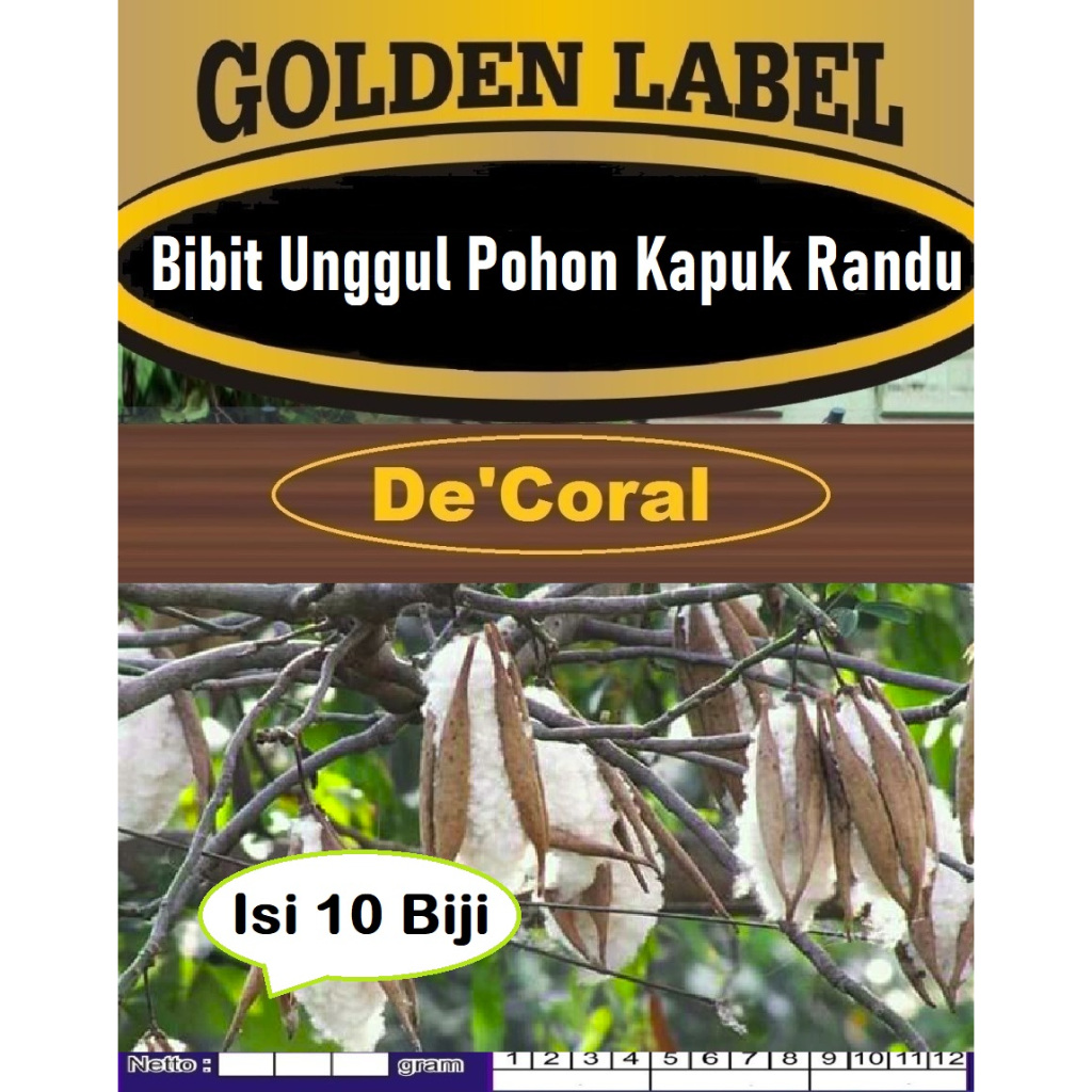 Bibit Unggul Pohon Kapuk Randu | Biji Benih Pohon Kapuk Randu