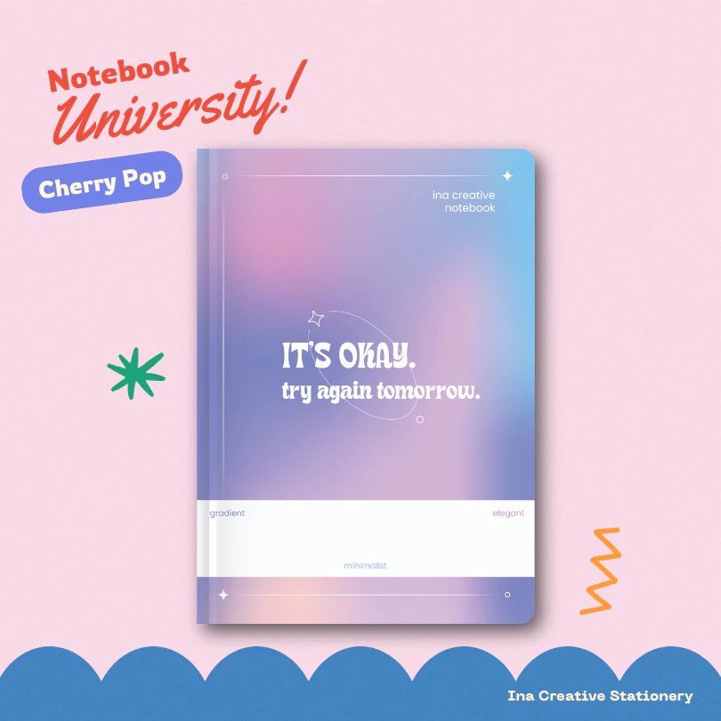

NOTEBOOK A5 HARDCOVER UNIVERSITY INA CREATIVE