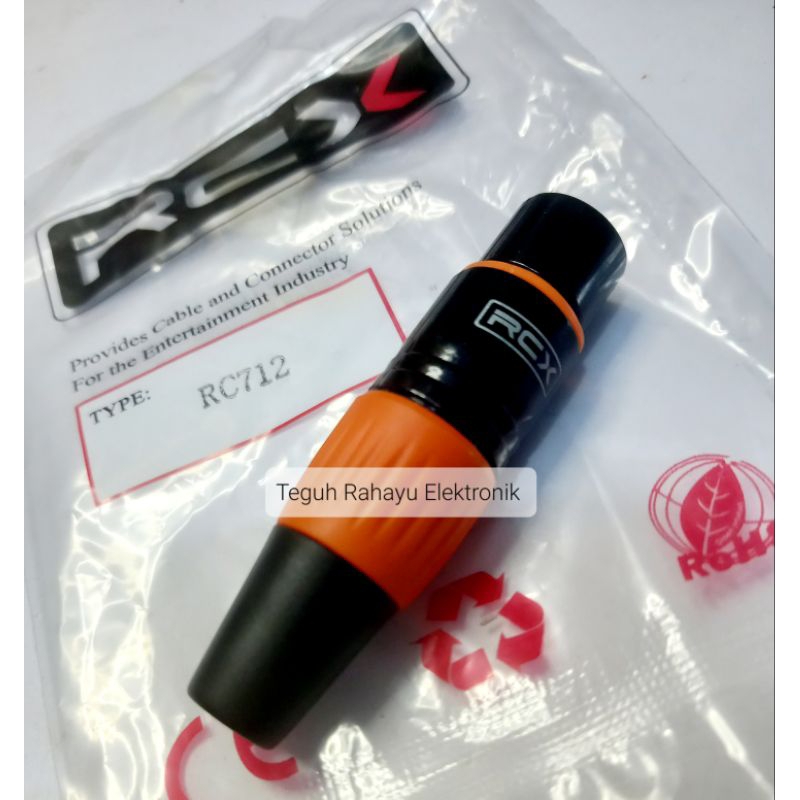SOKET CANON XLR RCX RC-712 FEMALE (ORIGINAL)