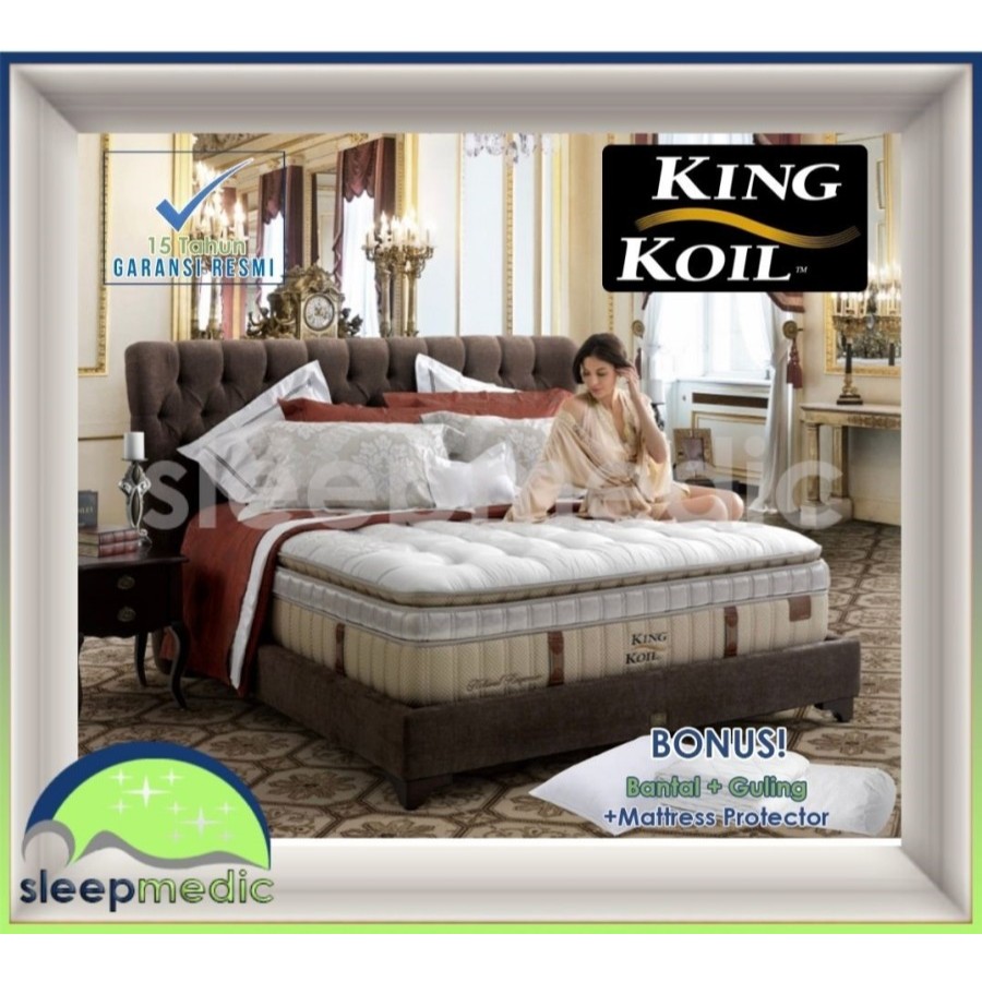 KING KOIL SpringBed NEW NATURAL RESPONSE ( KASUR / SET ) 160 180 200