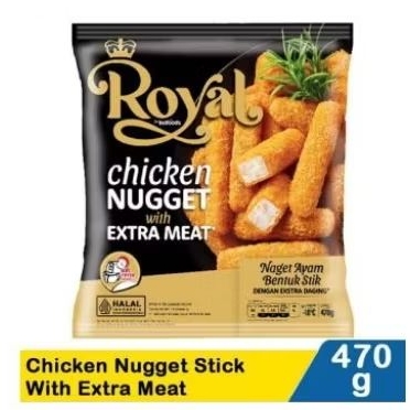 

royal chiken nagget extra meat 470gr