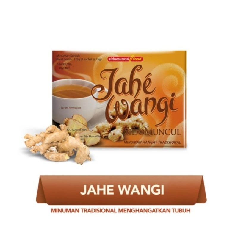 

Jahe Wangi Sido Muncul 25g 5 sachet Minuman Tradisional Penghangat Tubuh