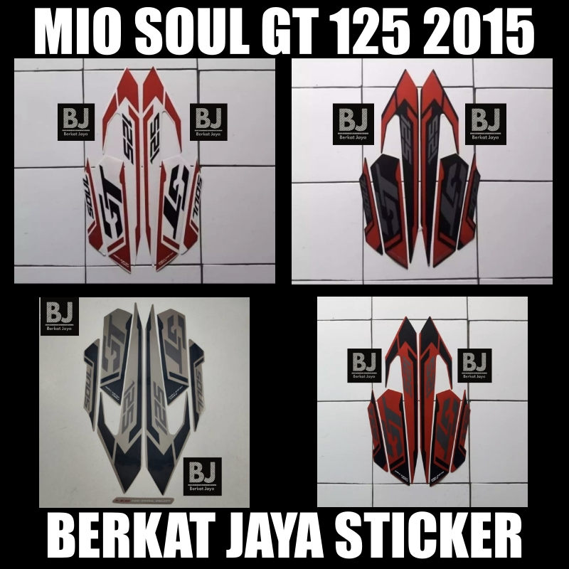 Striping Sticker Yamaha Mio Soul Gt 125 2015
