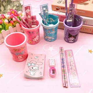 

Alat tulis set gelas 6in1 cinnamoroll kuromi sanrio