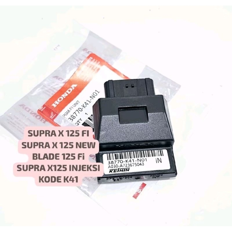ECU CDI ( K41 ) motor Honda Supra x 125 fi / Supra 125 new / Blade 125 fi / Supra x 125 injeksi