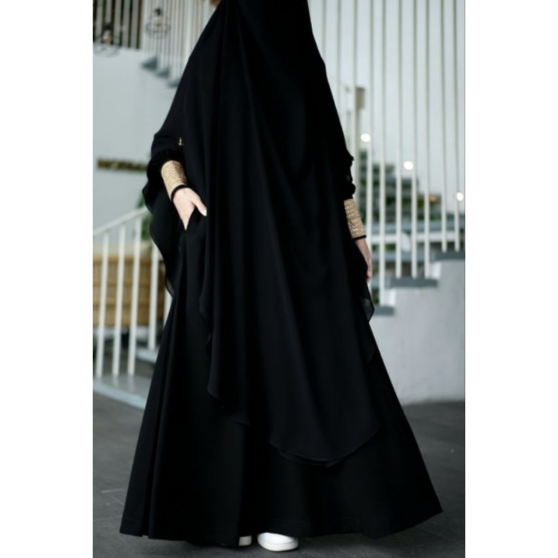 FK ELITE AL ARABIAN - FRENCH KHIMAR HITAM