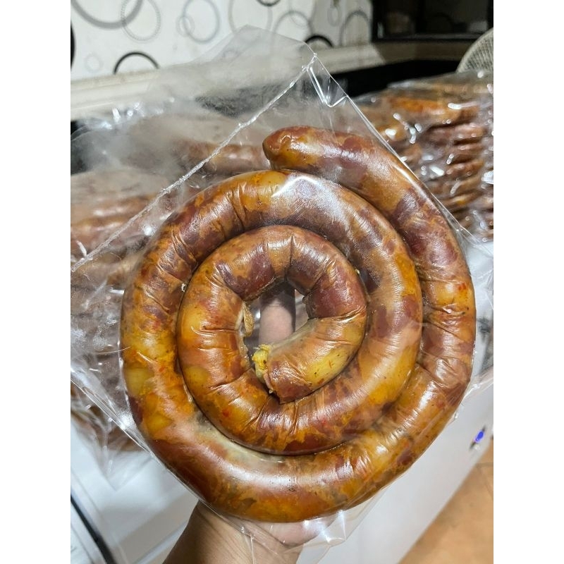 

Urutan Babi Asap Khas Tajun/urutan bali/sosis bali/sudah digoreng dan divakum