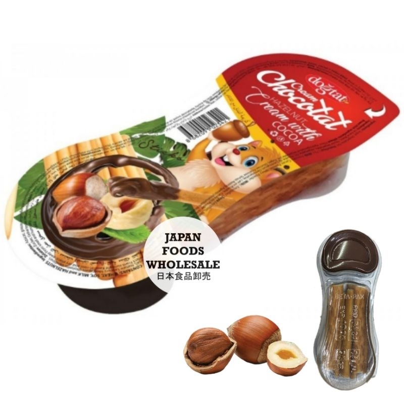 

Dogtat Cream Chocotat Hazelnut Cream with Cocoa / cemilan impor / biskuit stik