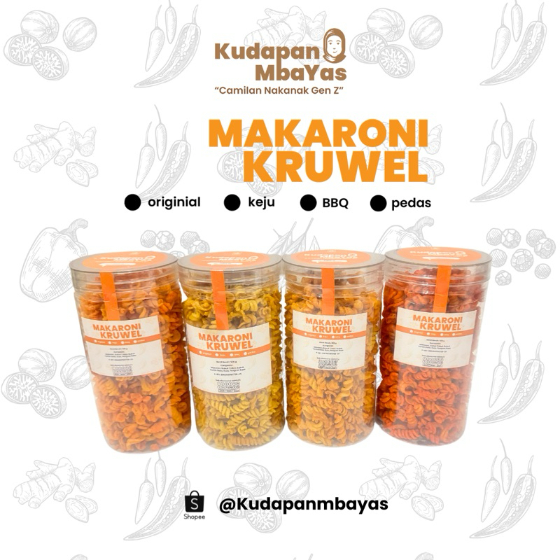 

Makaroni Kruwel - 325 g (Kemasan Toples)