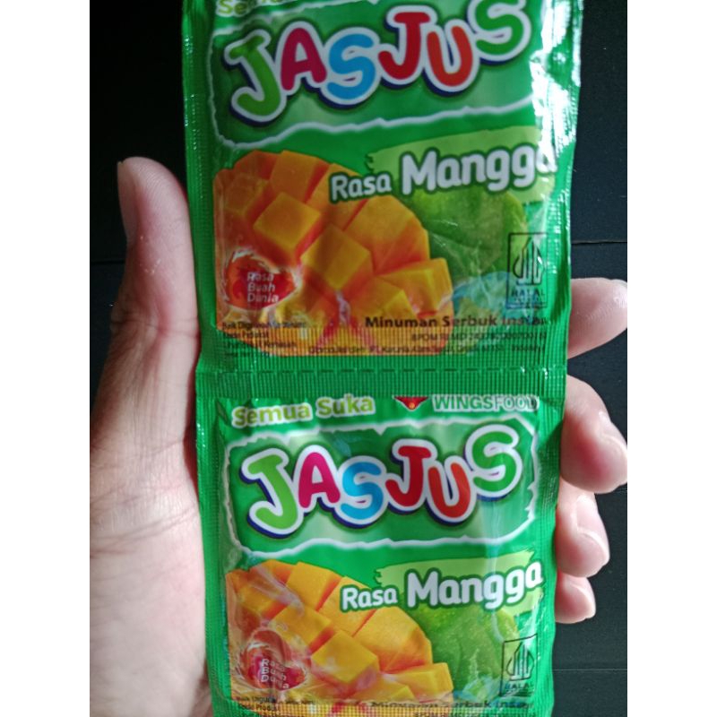 

JasJus Rasa Mangga 1 Renceng isi 10 Sachet