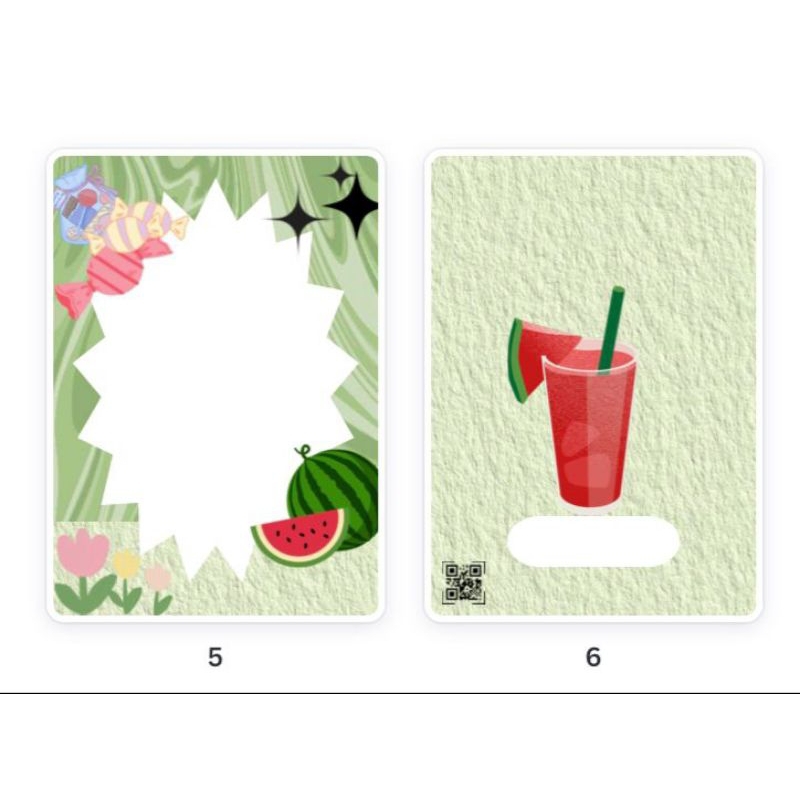 Custom photocard holder