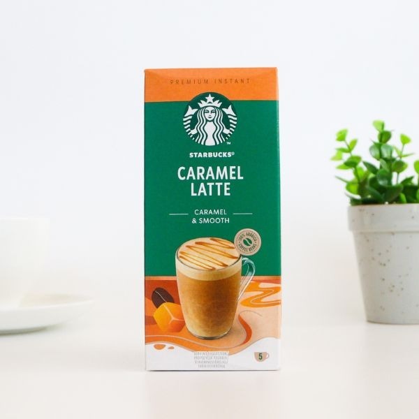 

Starbucks Coffee Mix Caramel Latte Premium mixes Caramelly & Smooth