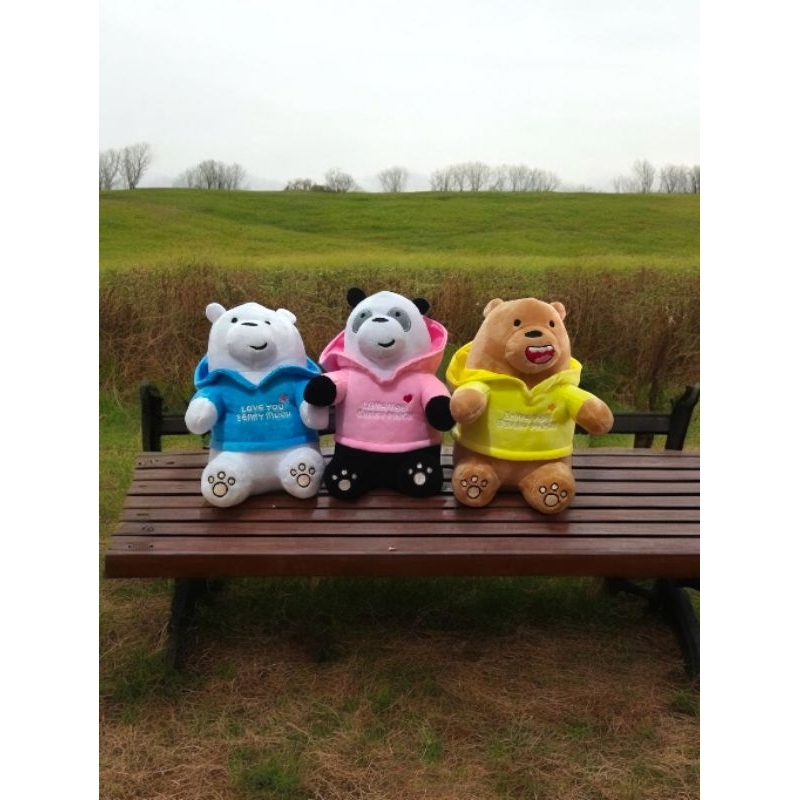 boneka beruang panda ice bear grizzly WBB lucu imut kostum