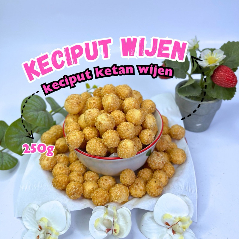 

Keciput Ketan Wijen 250gram | snack kiloan | jajanan tradisional | snack lebaran | makanan ringan
