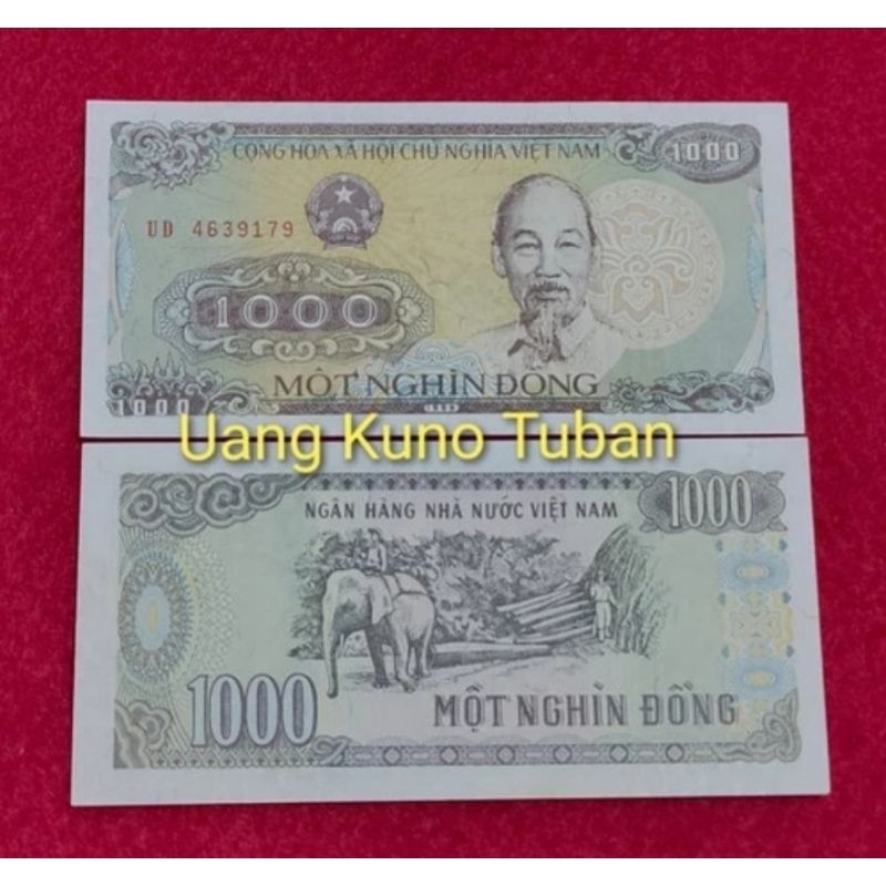 uang asing Vietnam 1000 Dong