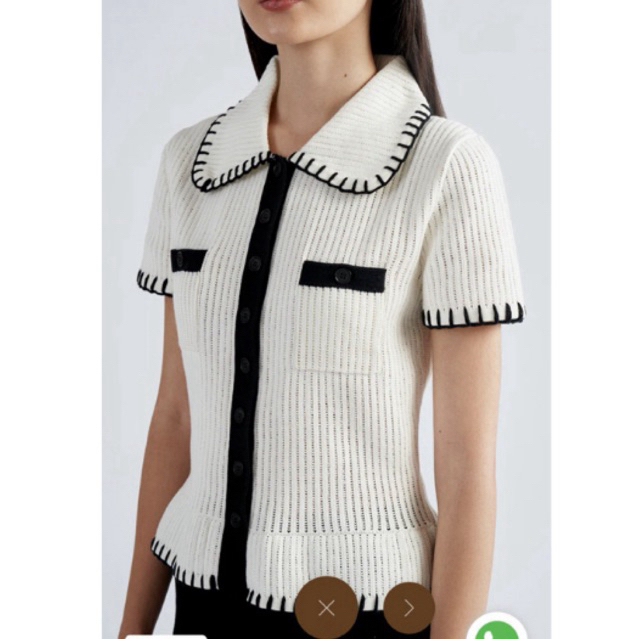 New Duma Mina Top in White Size 2