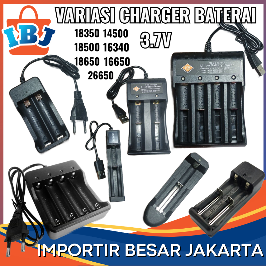 Charger Batre 18650 4 Slot Authentic Original Carger Batre 18650 Vapee Vape Senter Charger Baterai 1