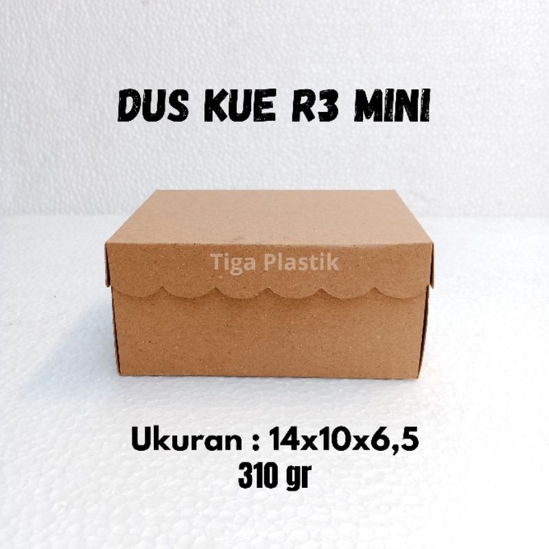 

Dus Kue R3 Mini Kraft (14cm x 10cm x 6,5cm)