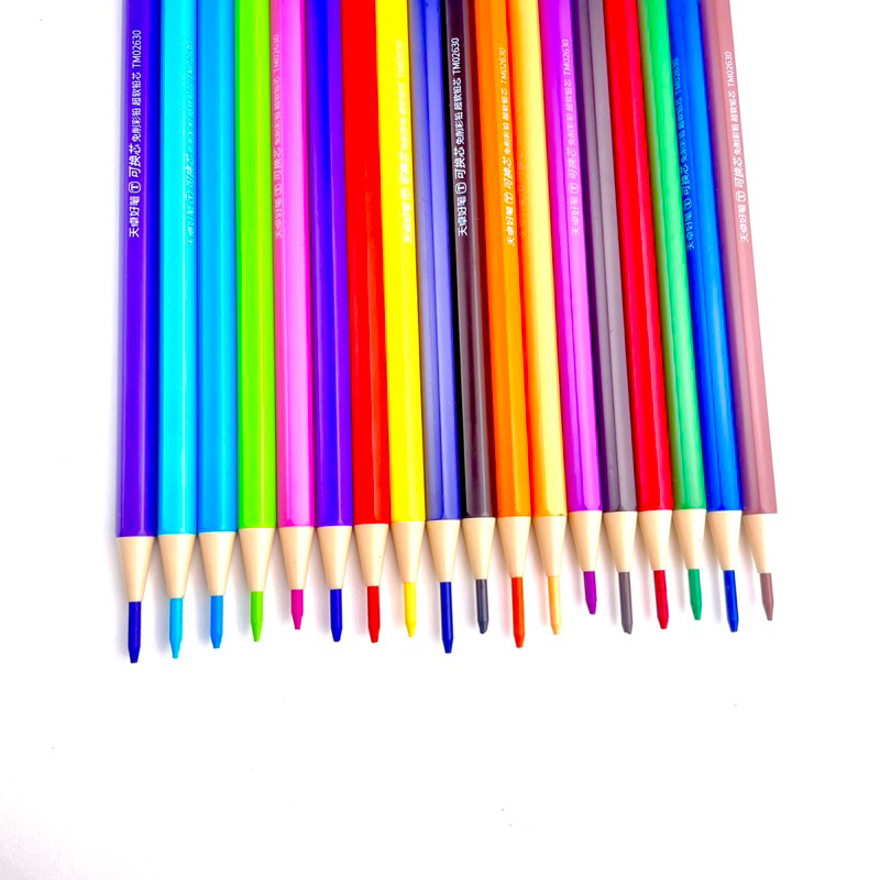 

New Technology TIZO Pensil Warna Mekanik 18 Warna + rautan/ Mechanical Color Pencil/ Pensil Warna Cetek Set