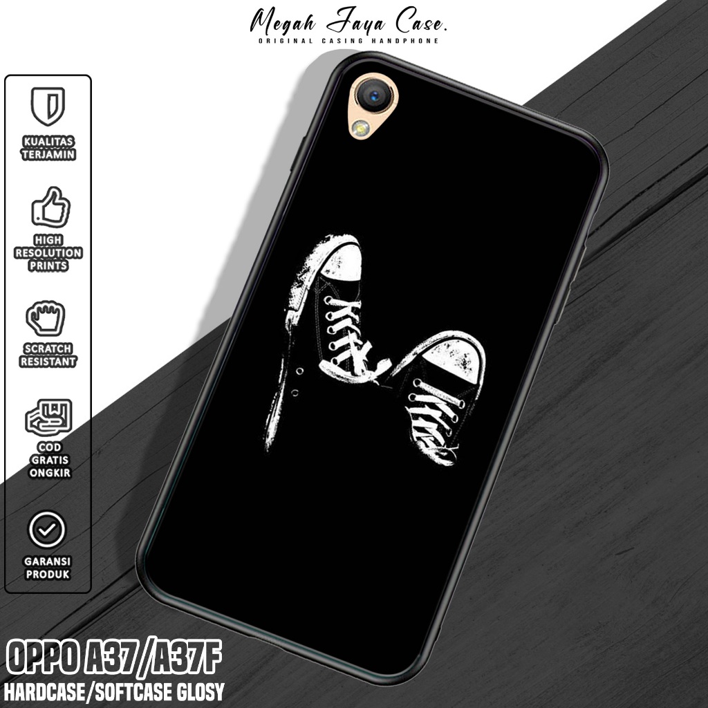 Softcase Oppo A37F / A37 - Casing Hp Oppo A37 / A37F Motif BLCK - Silikon Hp Oppo A37F - Case OPPO A