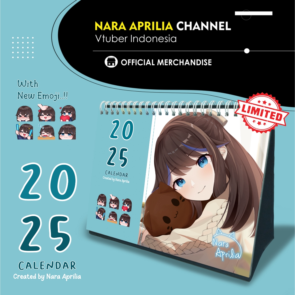 

Kalender duduk 2025 Nara Aprilia - VTuber Indonesia