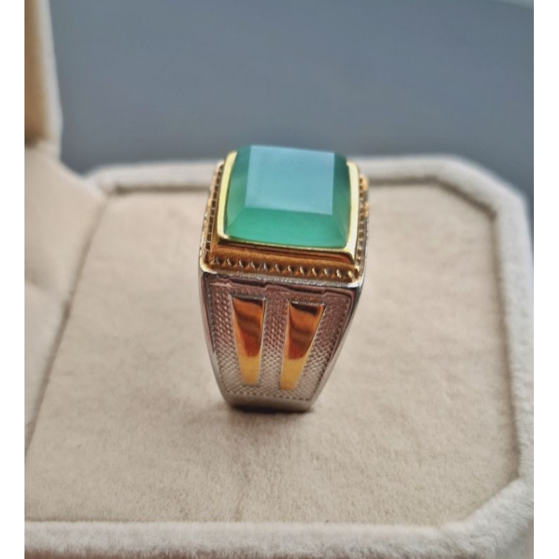 Cincin Batu Bacan Palamea Crystal Natural