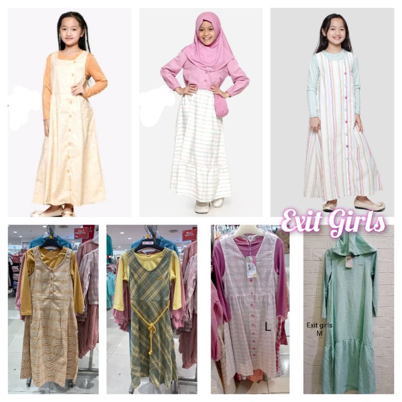 Exit Girls - New Arrival Overall Jumpsuit anak perempuan 5-14 Tahun