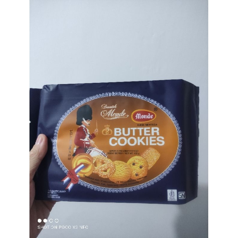 

monde butter cookies 150 gr