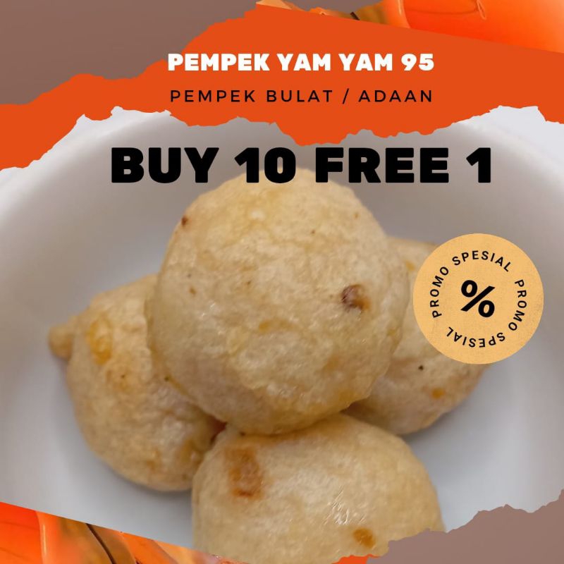 

Pempek Adaan / Bulat - 11 pcs