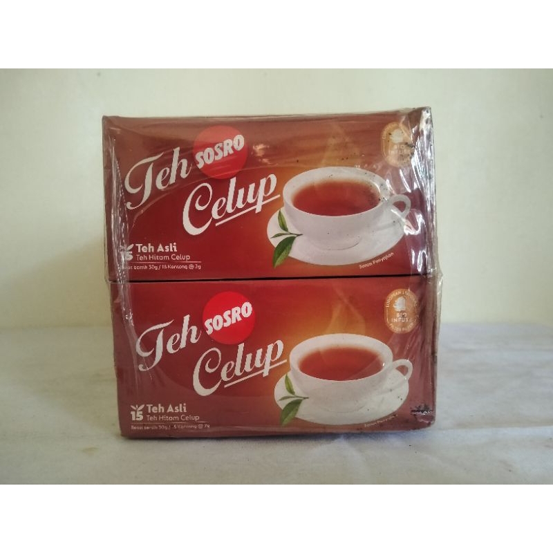 

Teh celup sosro 15 kantong