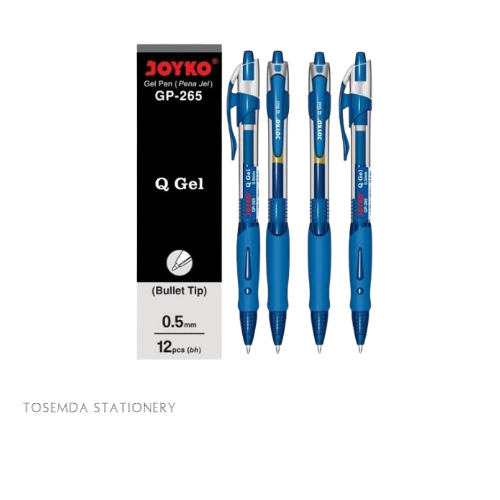

Gel Pulpen / Pulpen Gel Joyko GP-265 Q 0.5mm / HARGA SATUAN/PCS - Biru