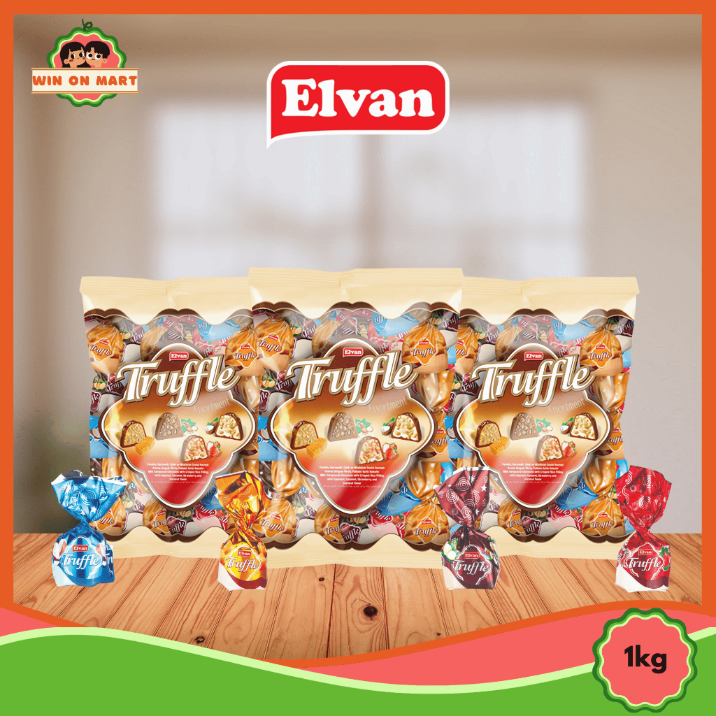 

Coklat | Elvan Truffle 1Kg Assortment | Coklat Turki | Coklat Truffle