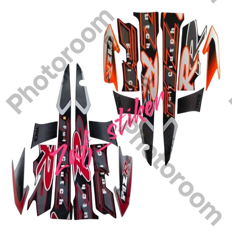 striping stiker motor Yamaha fiz r fullclut 2002