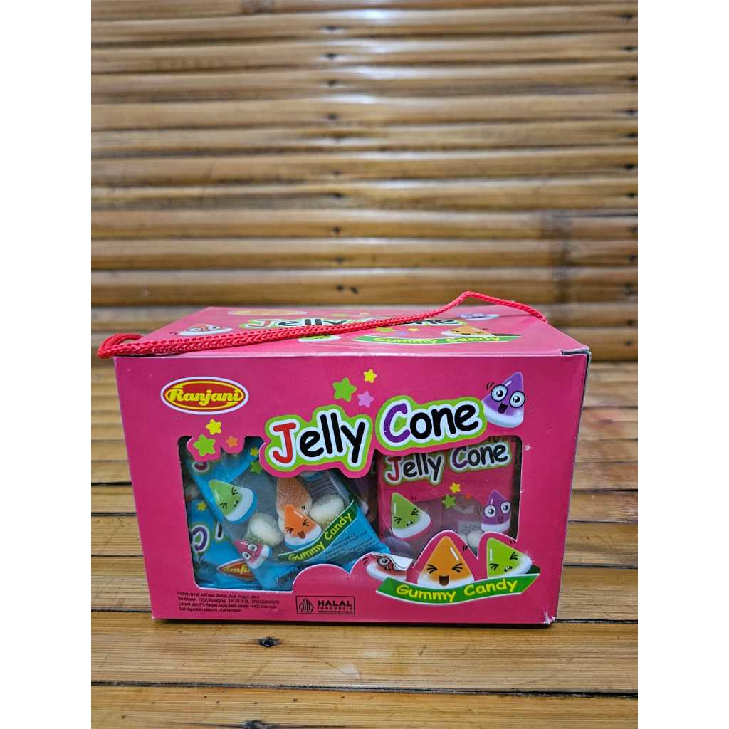 

Permen Kenyal Jelly Cone box isi 30 sachet