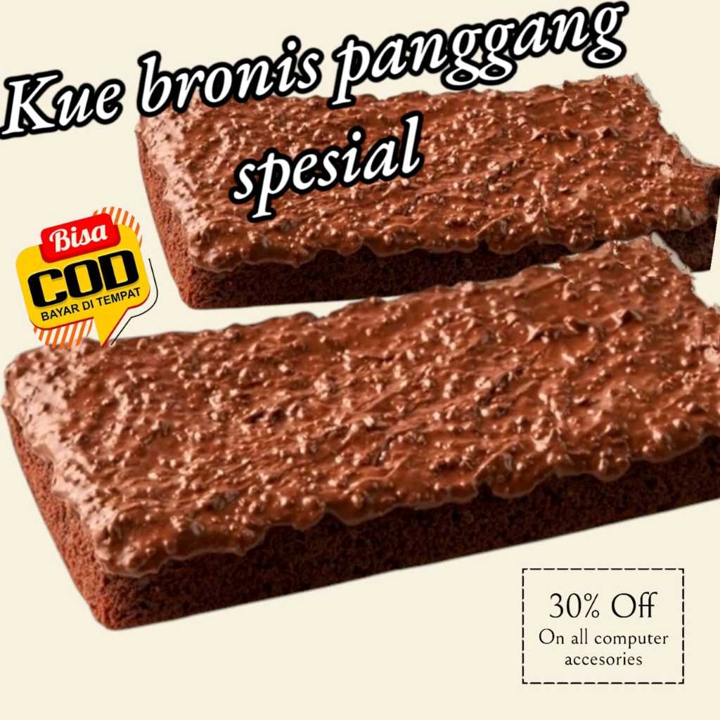 

Spesial Brownies Panggang Ukr 30 x10 | Brownies Panggang | Brownies Melted | Fudgy Brownies | Coklat | Keju | Makanan Ringan