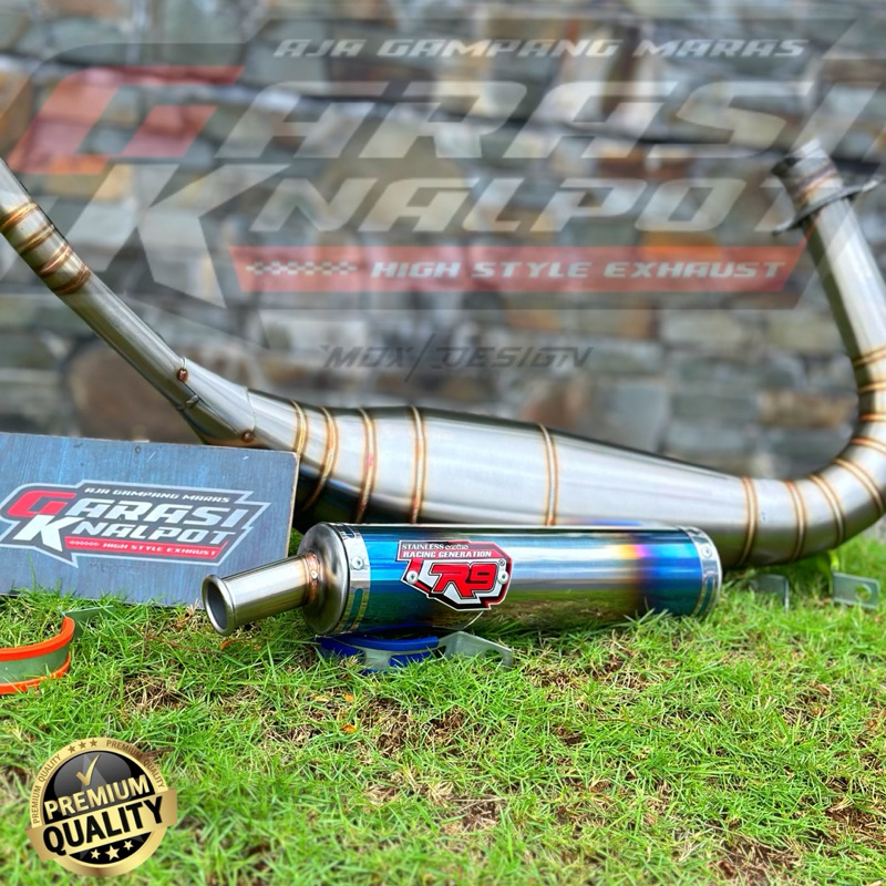 KNALPOT RX-KING R9 GENERATION FULLSTAINLES