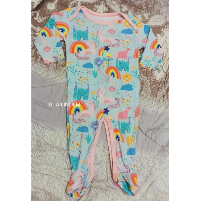 Preloved Dreamwear Sleepsuit Velvet Junior Girl